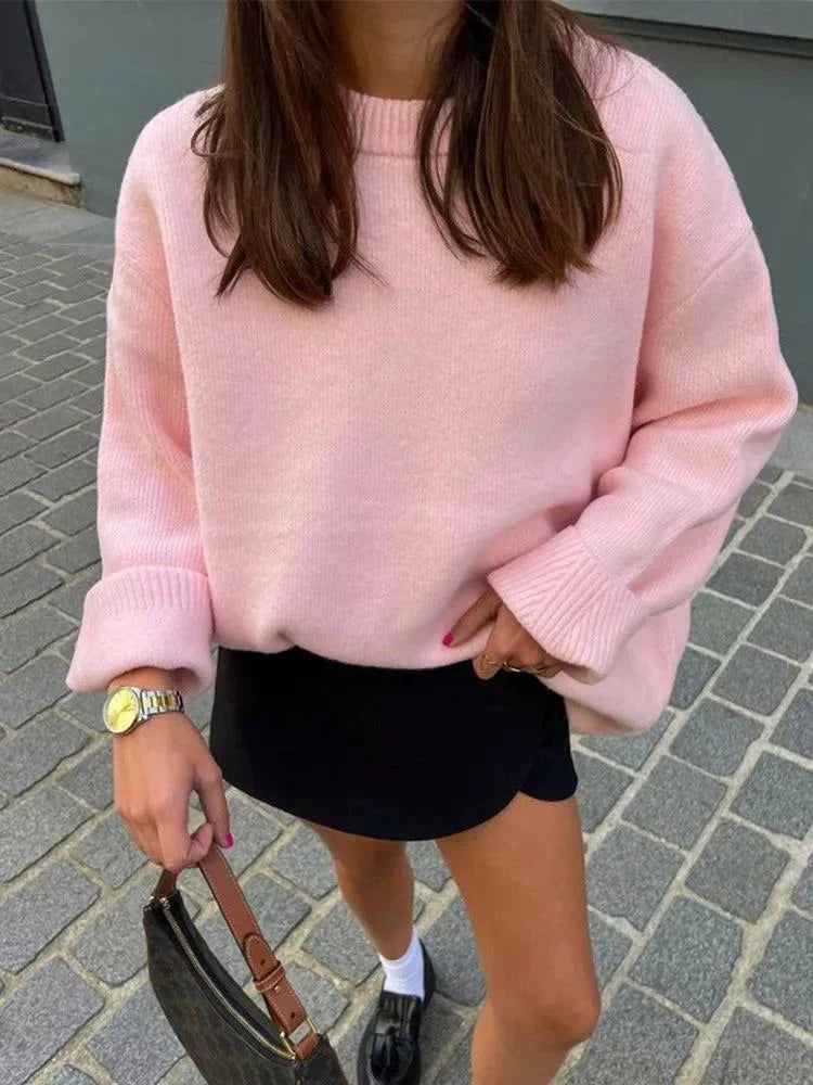 Pink Oversize Sweater