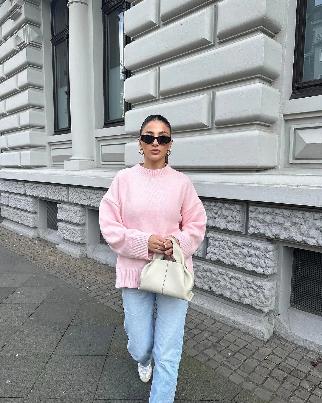 Pink Oversize Sweater