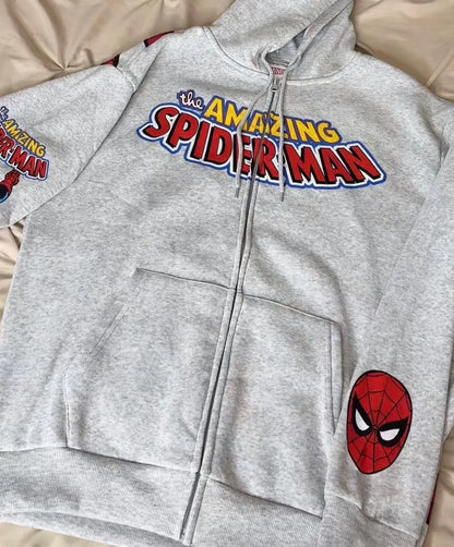 SPIDERMAN ZIP-UP HOODIE